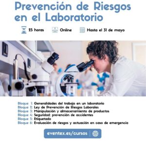 Curso de Prevención de Riesgos en el Laboratorio (marzo-mayo 2023)