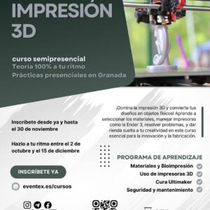 Curso de Impresión 3D (octubre-diciembre 2023)