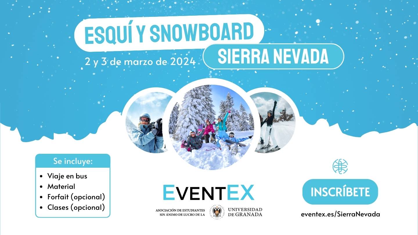 Esquí y Snowboard en Sierra Nevada Marzo 2024 EventEX
